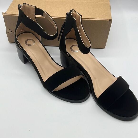 Journee Collection Black Percy size 8 - Picture 1 of 6